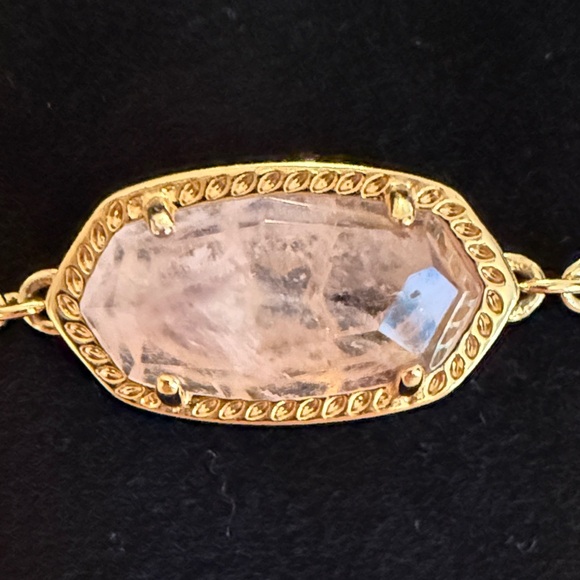 Kendra Scott Gold Bracelet with Light Pink Stone - Picture 3 of 4